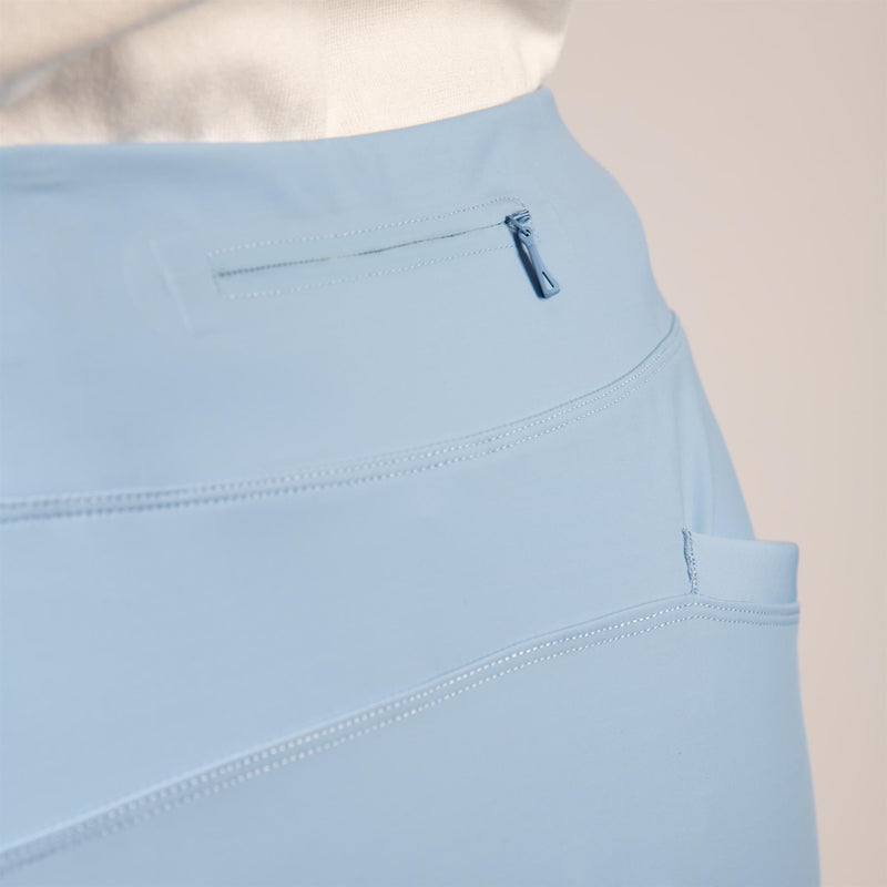 Womens Contrast Sport Skirt Ice Blue/Navy