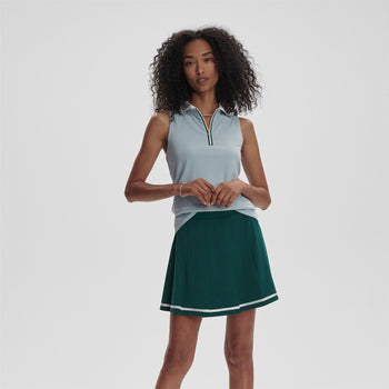 Varley Fritton Performance Tank Polo Celestrial Blue | TRENDYGOLF USA