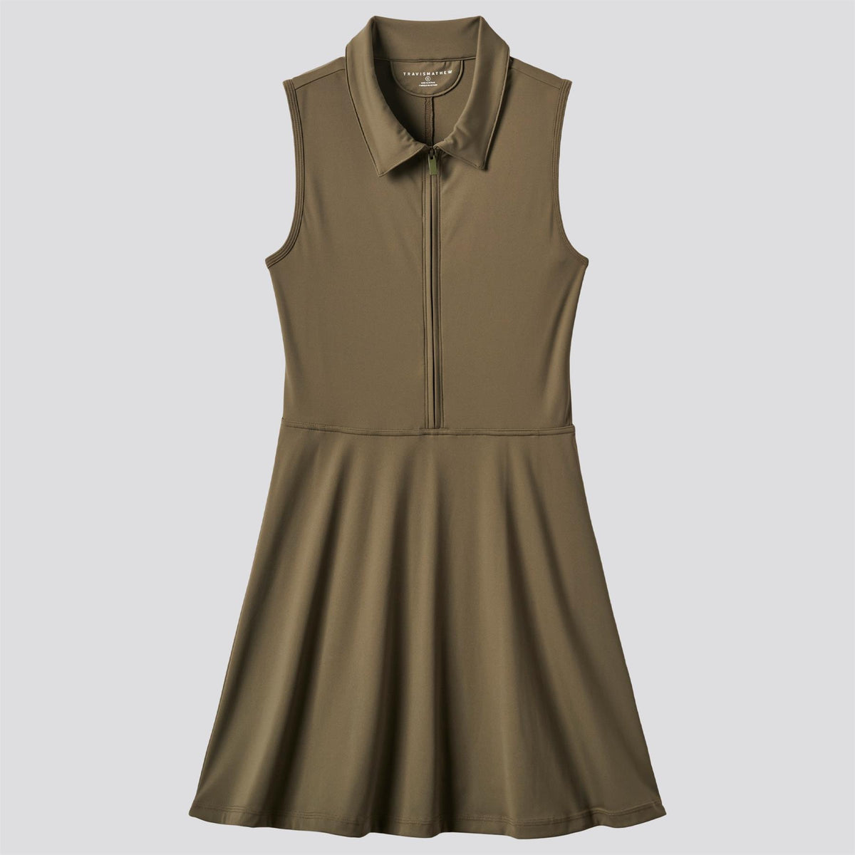 Womens Moveknit SL Zip Dress 2.0 Grape Leaf