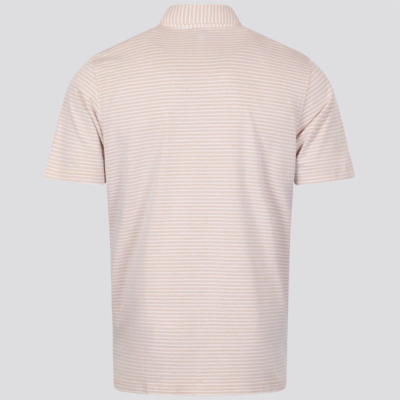 Albatross Stripe Cotton-Blend Pique Polo Summer Dunes