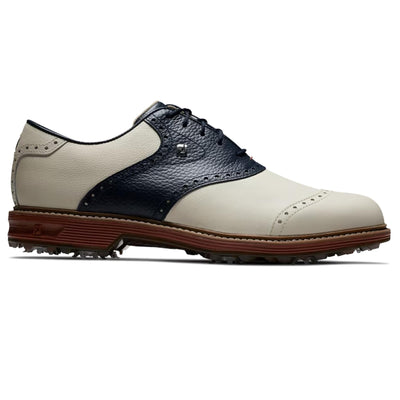 Premiere Wilcox Golf Shoes Cream/Navy - AW23