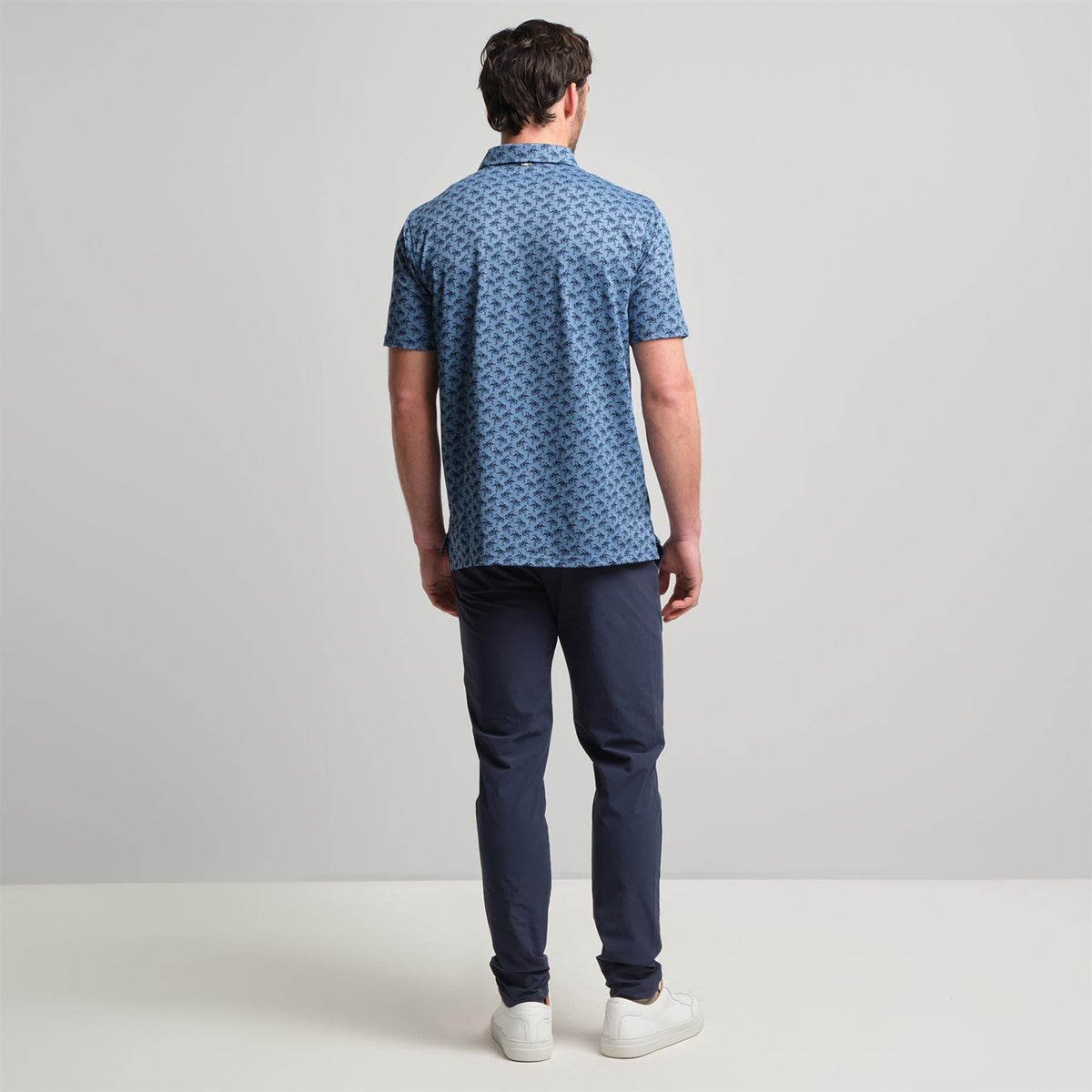 Mettille Performance Polo Shedd Runboy Print