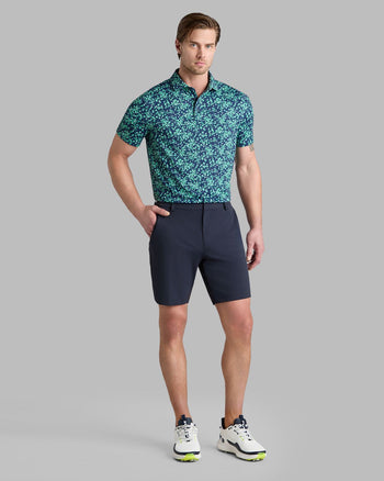 G/FORE Scattered Ditzy Tech Jersey Polo Clover | TRENDYGOLF USA