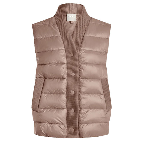 Womens Colwyn Combo Boxy Gilet Chanterelle - AW24