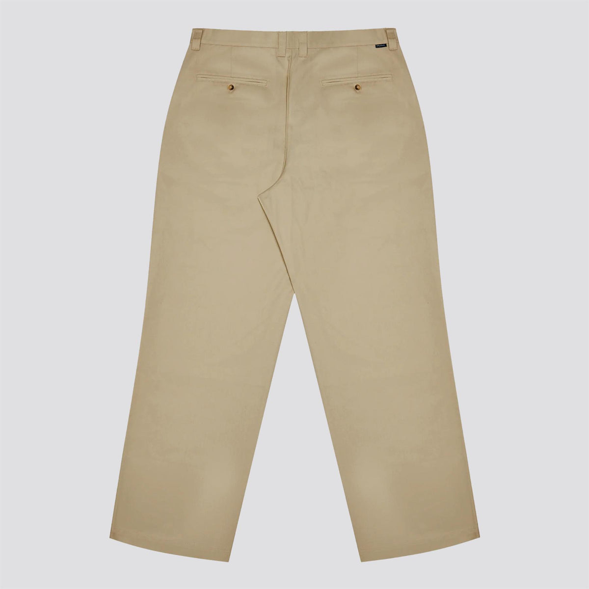Reverse Pleat Pants Khaki