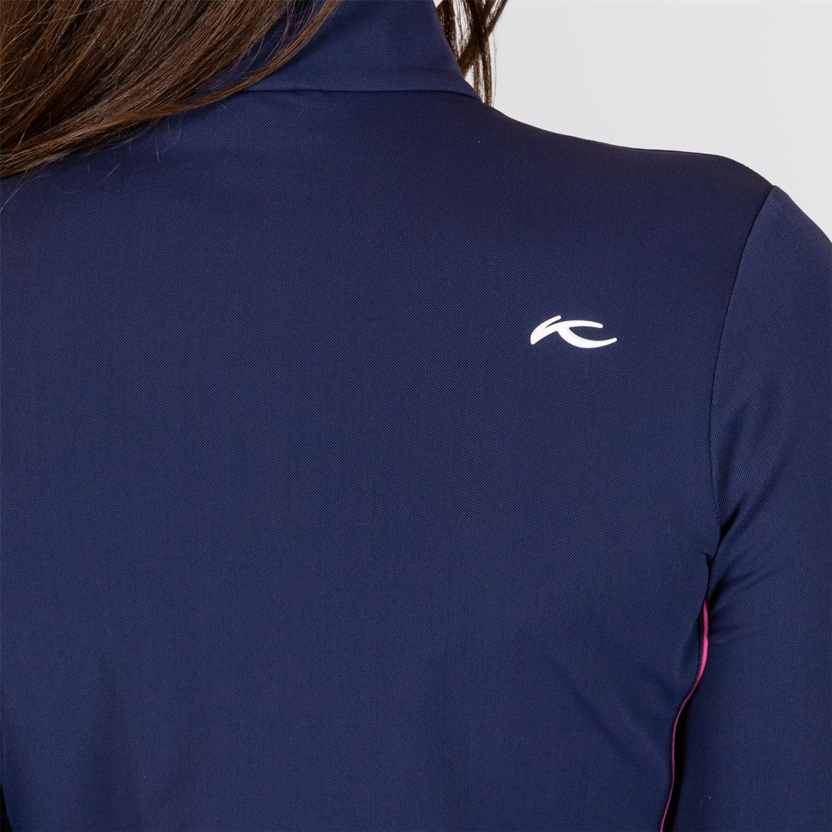 Womens Shift Half Zip Mid Layer Atlanta Blue/Peony