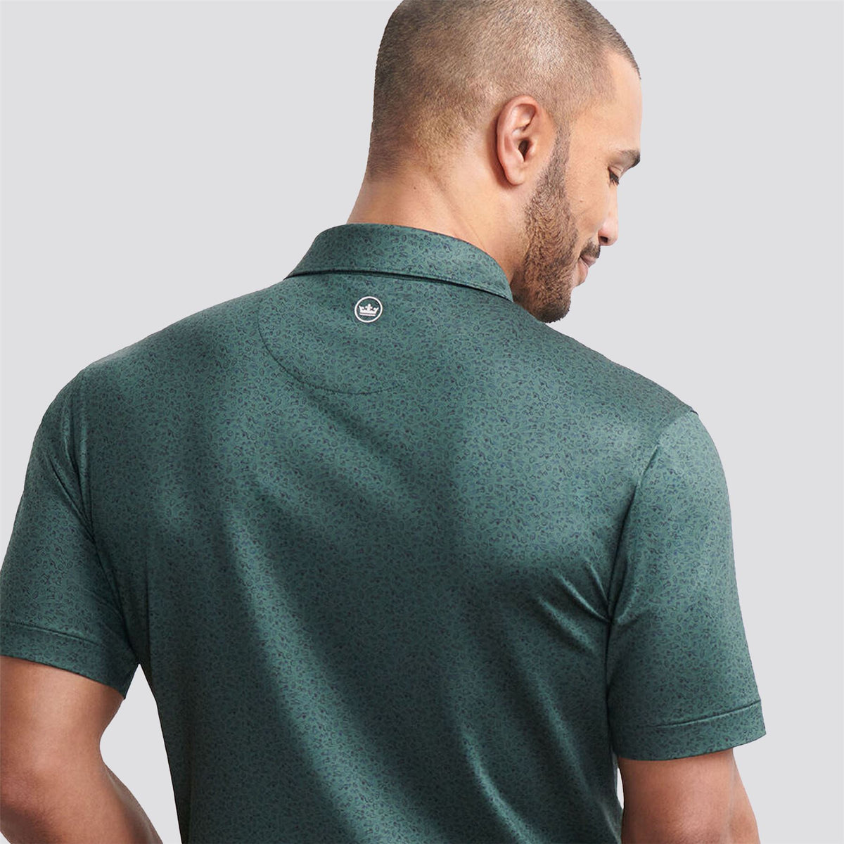 No Slow Play Performance Jersey Polo Nordic Pine