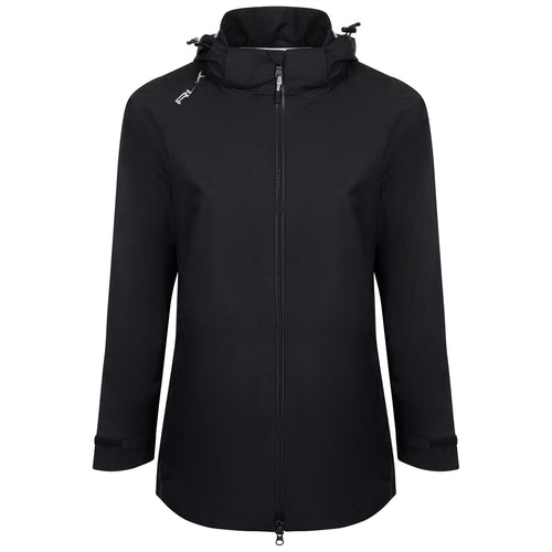 Womens Water-Repellent Stretch Hooded Jacket Black - 2024