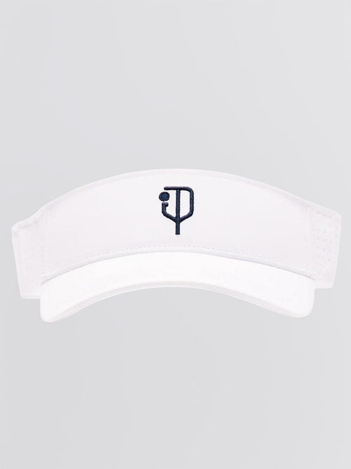 The Courtside Performance Visor Clubhouse White