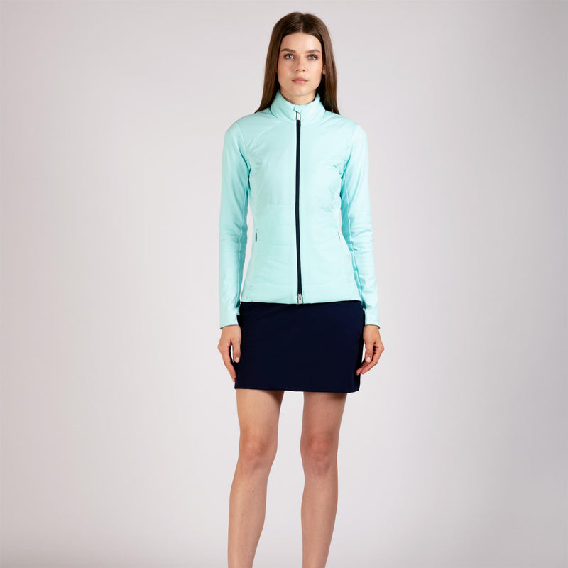 Womens Reach Hybrid Jacket Capri/Atlanta Blue