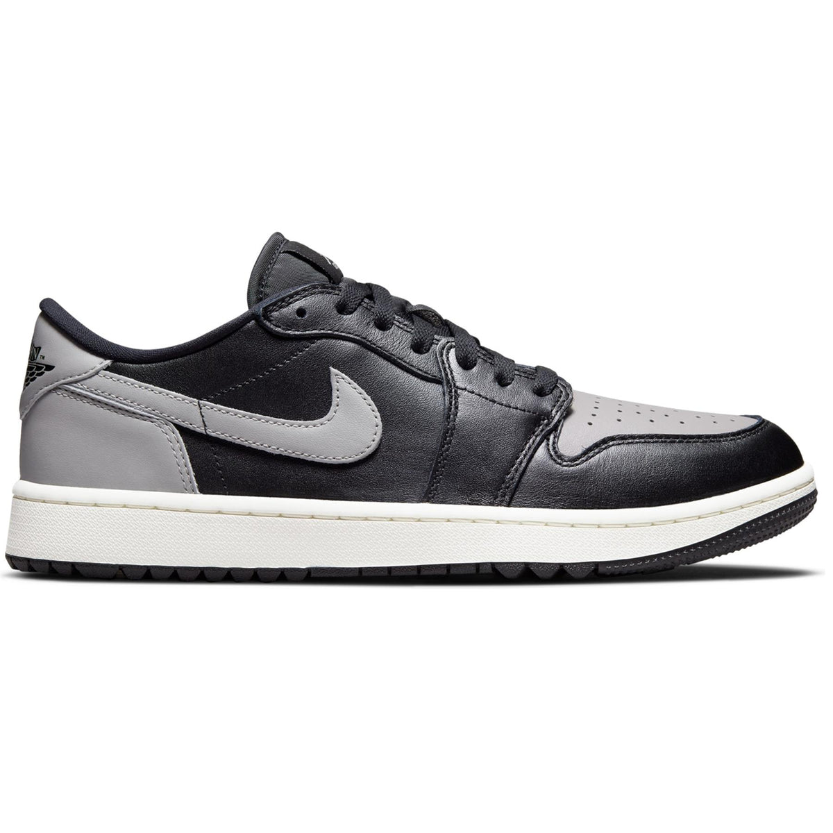 Air Jordan 1 Low Golf Shoes Black/Medium Gray/Sail