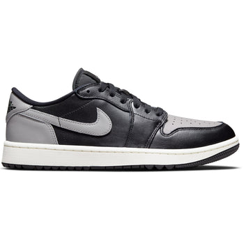 Nike Air Jordan 1 Low Golf Shoes Black/Medium Gray/Sail