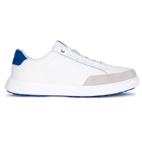 Drift Leather Hybrid Course Shoe White/Mako Blue - AW24