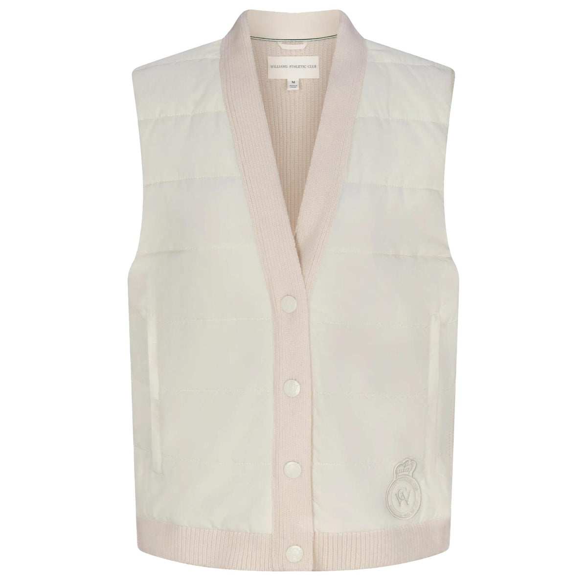 Womens Hallee Vest Pinky White