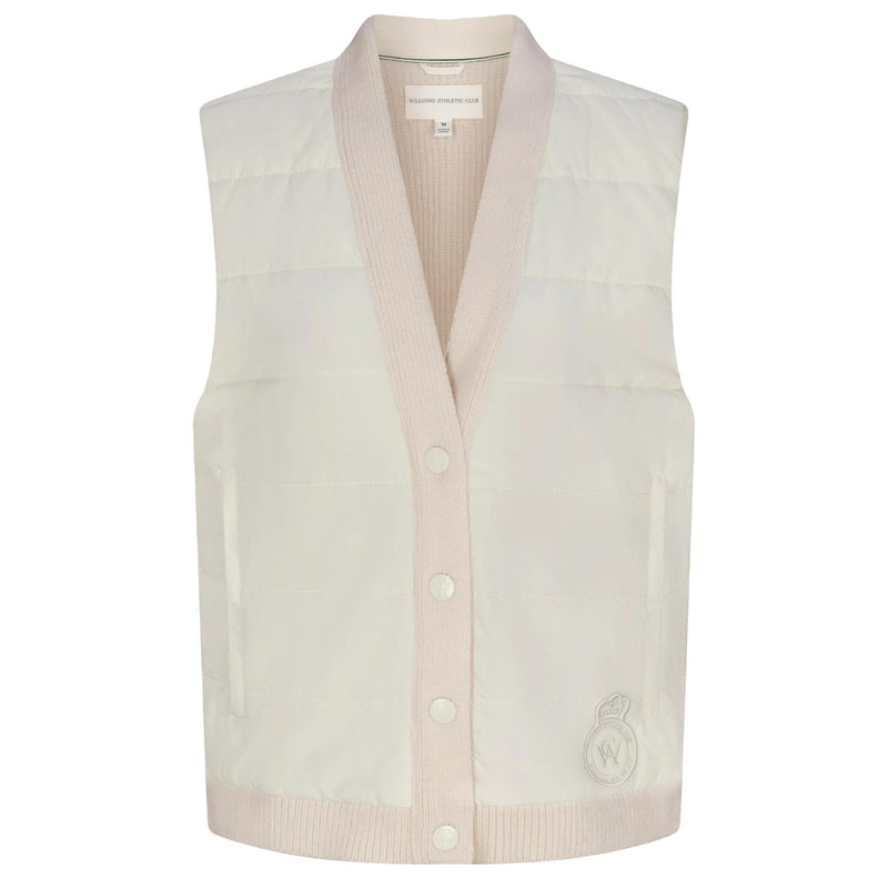 Womens Hallee Vest Pinky White