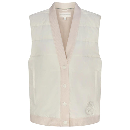 Womens Hallee Vest Pinky White - SS25