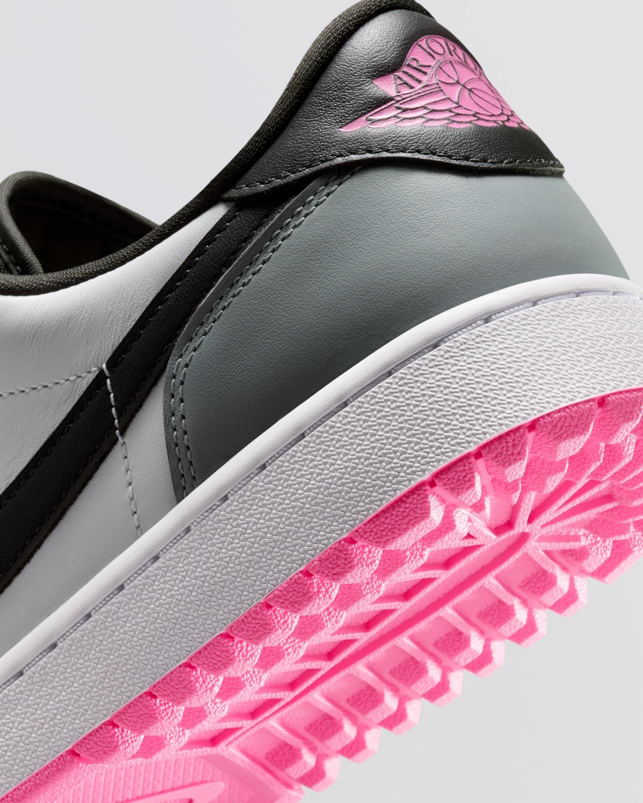 Jordan Golf Air Jordan 1 Low Golf Shoes Pumice/Pink Glow