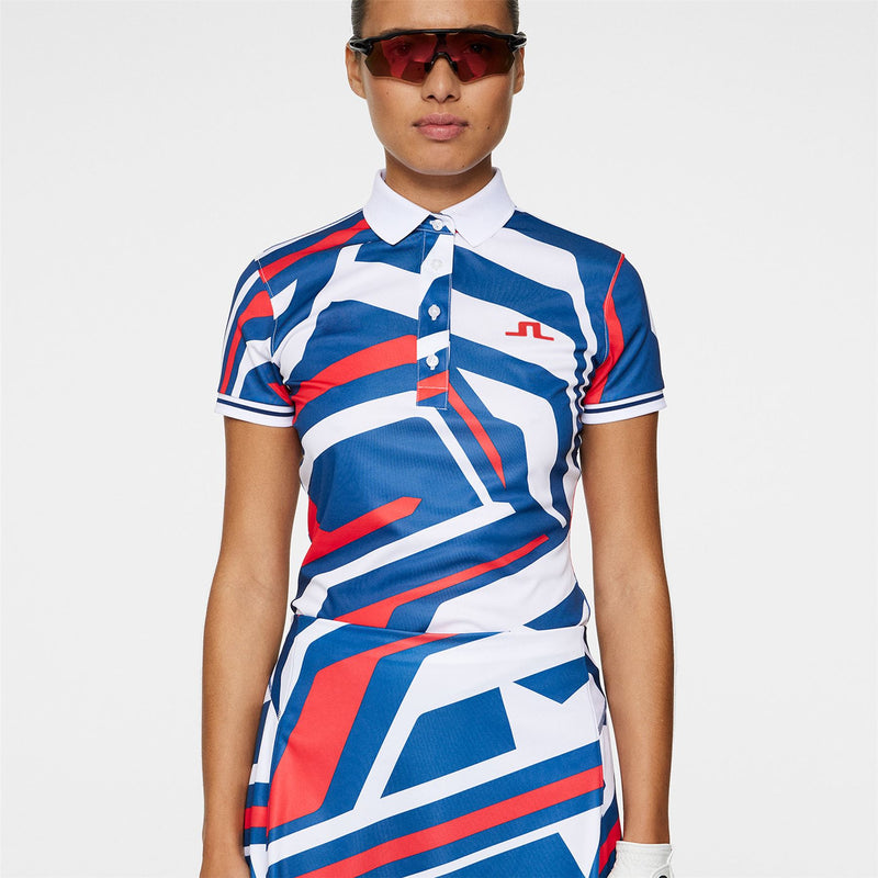 Womens Felicite TX Jersey Polo US Golf Red