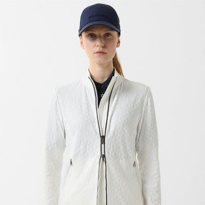 Womens Ayla Full Zip Jacket Off White