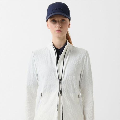Womens Ayla Full Zip Jacket Off White