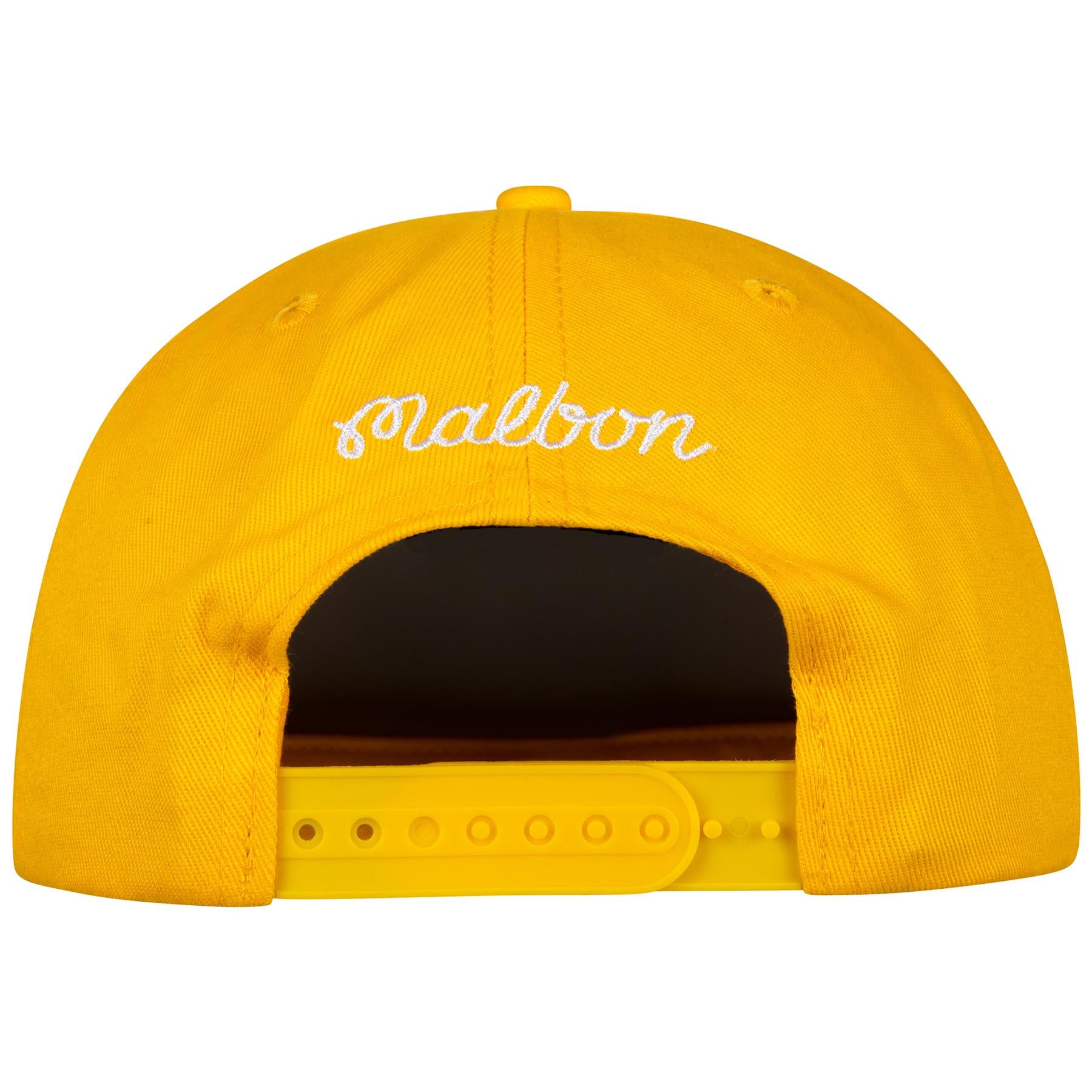 新品　MALBON GOLF Script Chainstitch キャップ Malbon Golf M Script Chainstitch Painters Cap Gold | TRENDYGOLF USA