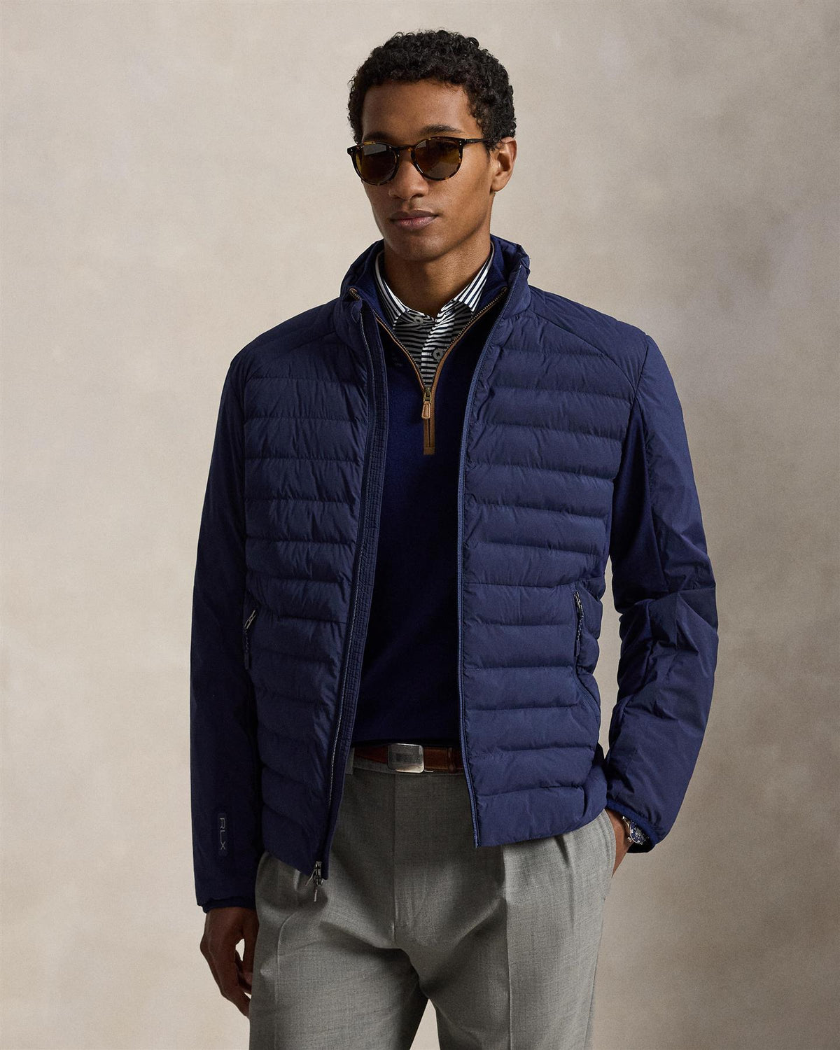 RLX Piece Dyed Plain Weave Jacket Refined Navy