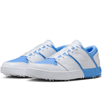 NikeAirJordan 1 ゴルフシューズ University Blue Nike Air Jordan 1 NU Retro Golf Shoes White/University Blue