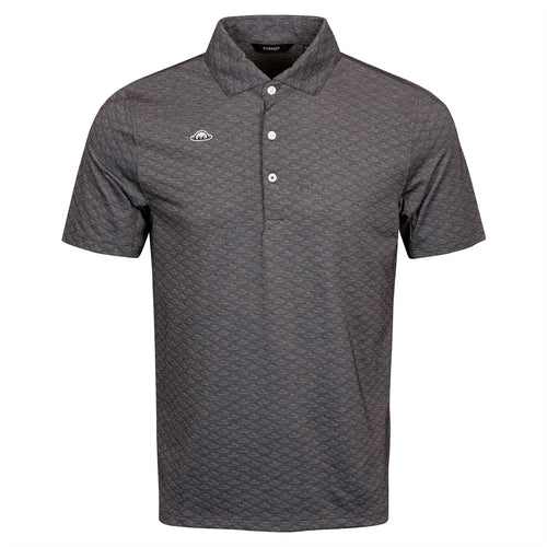 Hudson Recycled DC Jacquard Polo Blue Graphite - SS25