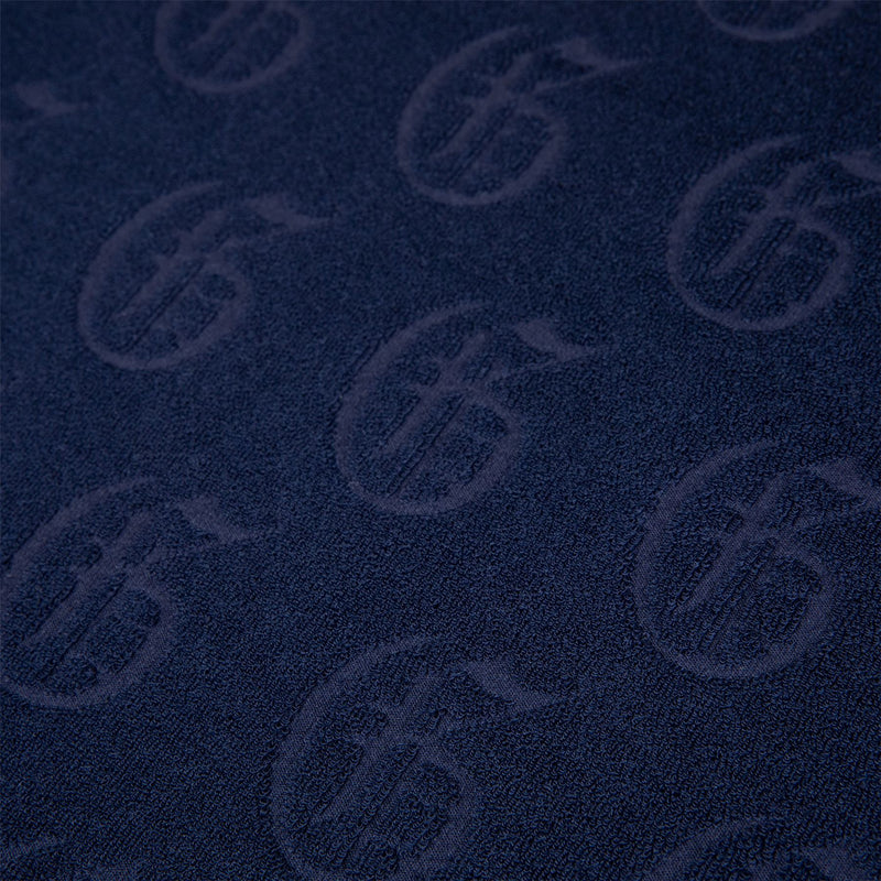 Old English G Jacquard Terry Hoodie Maltese Blue