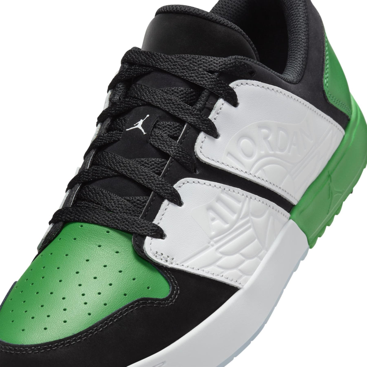Air Jordan 1 NU Retro Golf Shoes Black/Lucky Green/White/Blue Tint