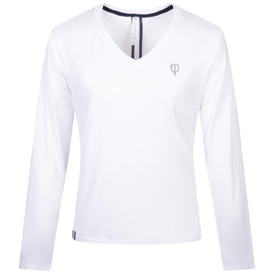 Womens 5.0 LS Tee Clubhouse White - 2024