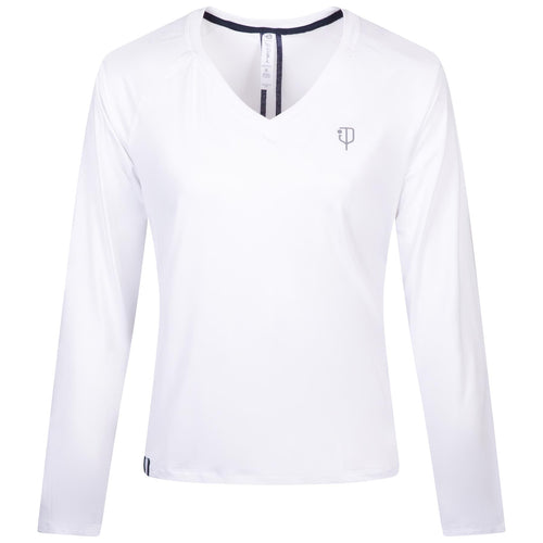 Womens 5.0 LS Tee Clubhouse White - 2024