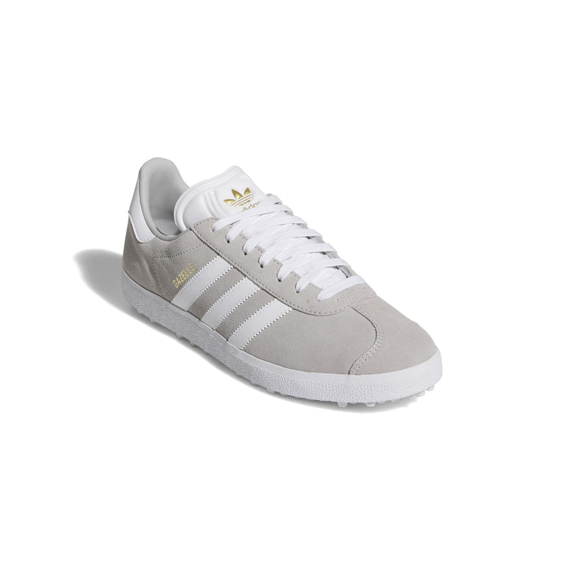Gazelle Spikeless Golf Shoes Gray/White/Gold