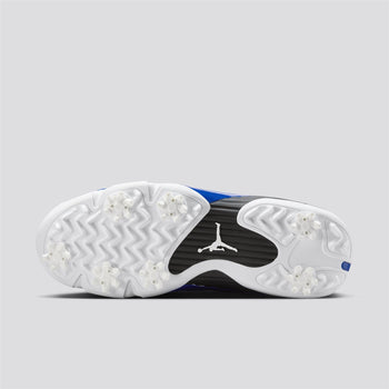Nike Air Jordan 14 Golf Shoes White/Black/Hyper Royal | TRENDYGOLF USA