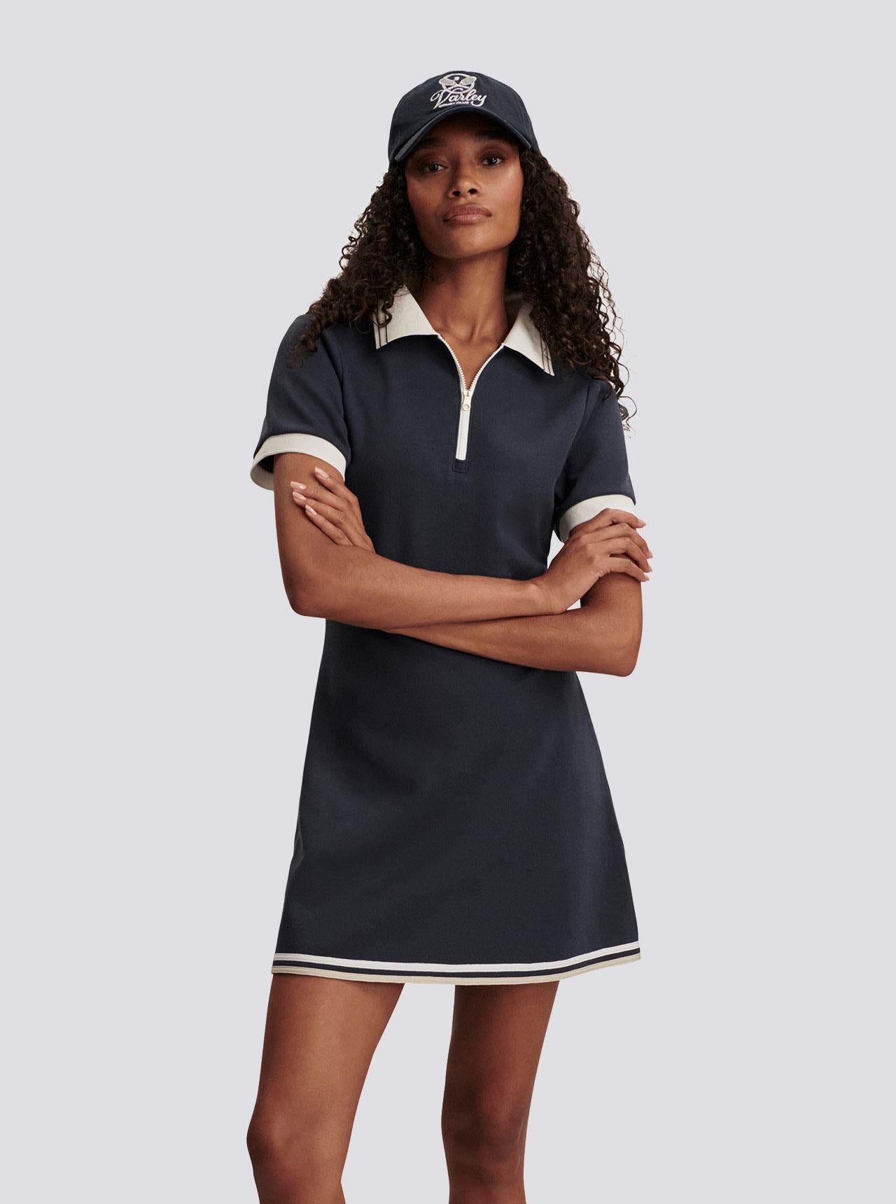 Womens Valentina Court 33 Inch Dress Blue Nights