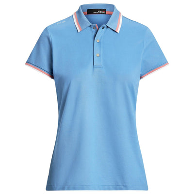 Womens Tailored Fit Jersey Polo Shirt Blue - SS23