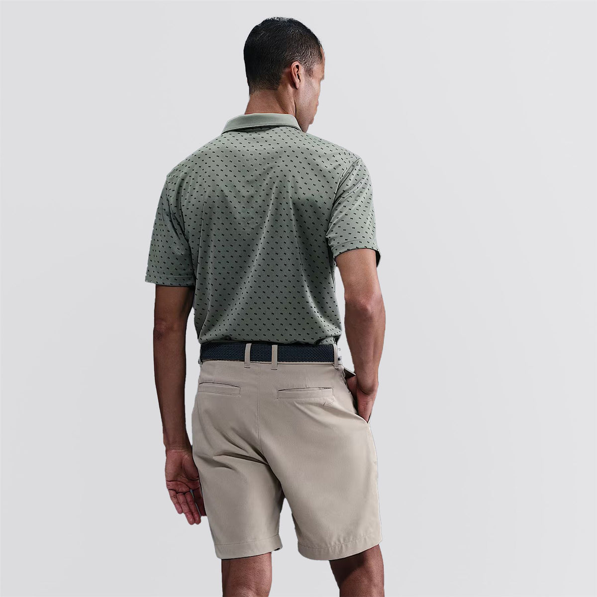 Dri-FIT Victory+ Printed Polo Clay Green/White