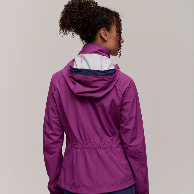 Womens Olivia Hooded Jacket Imperial/Storm