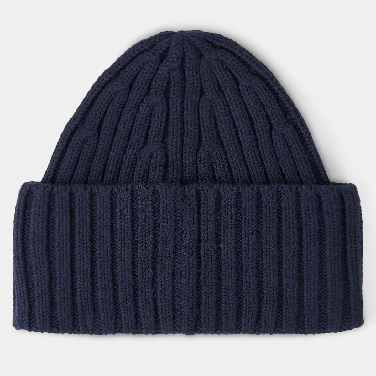 Womens Bony Knitted Beanie Navy