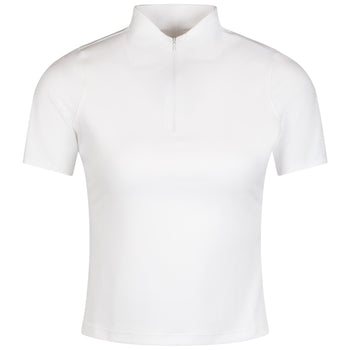 TravisMathew Sunfire Zip Polo White | TRENDYGOLF USA
