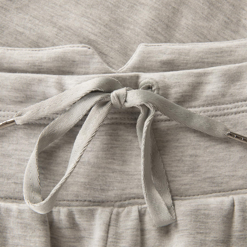 Womens Cloud Terry Tie Joggers Heather Light Grey