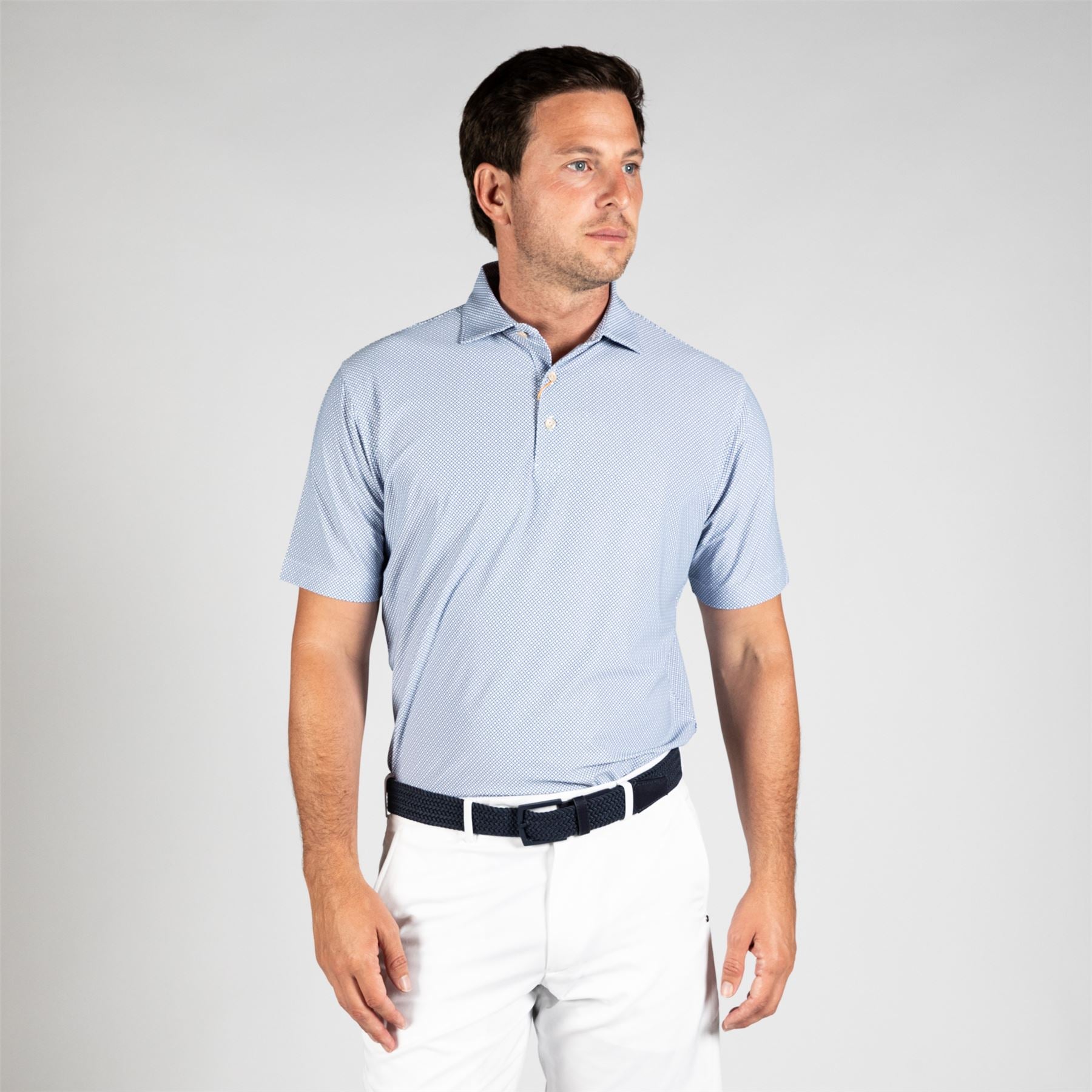 Porta Performance Mesh Polo White