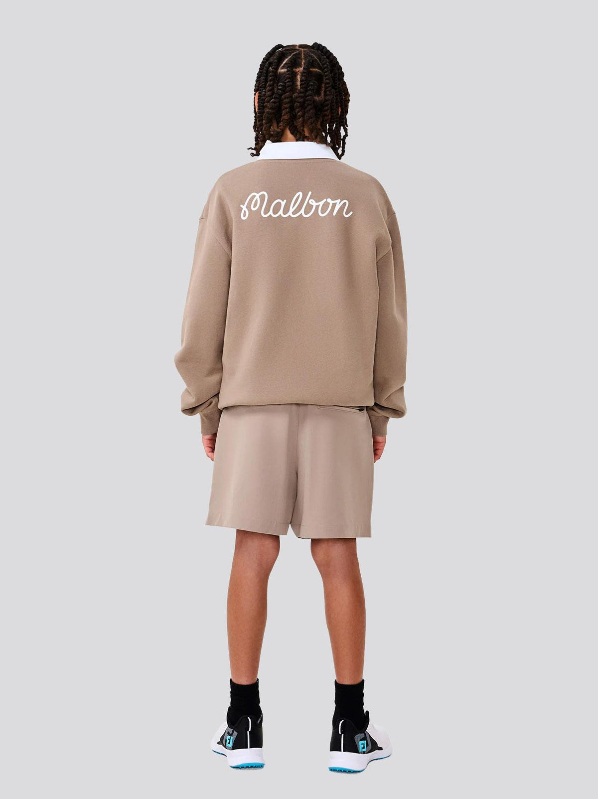 Youth Baldwin Buckets Sweatshirt Taupe