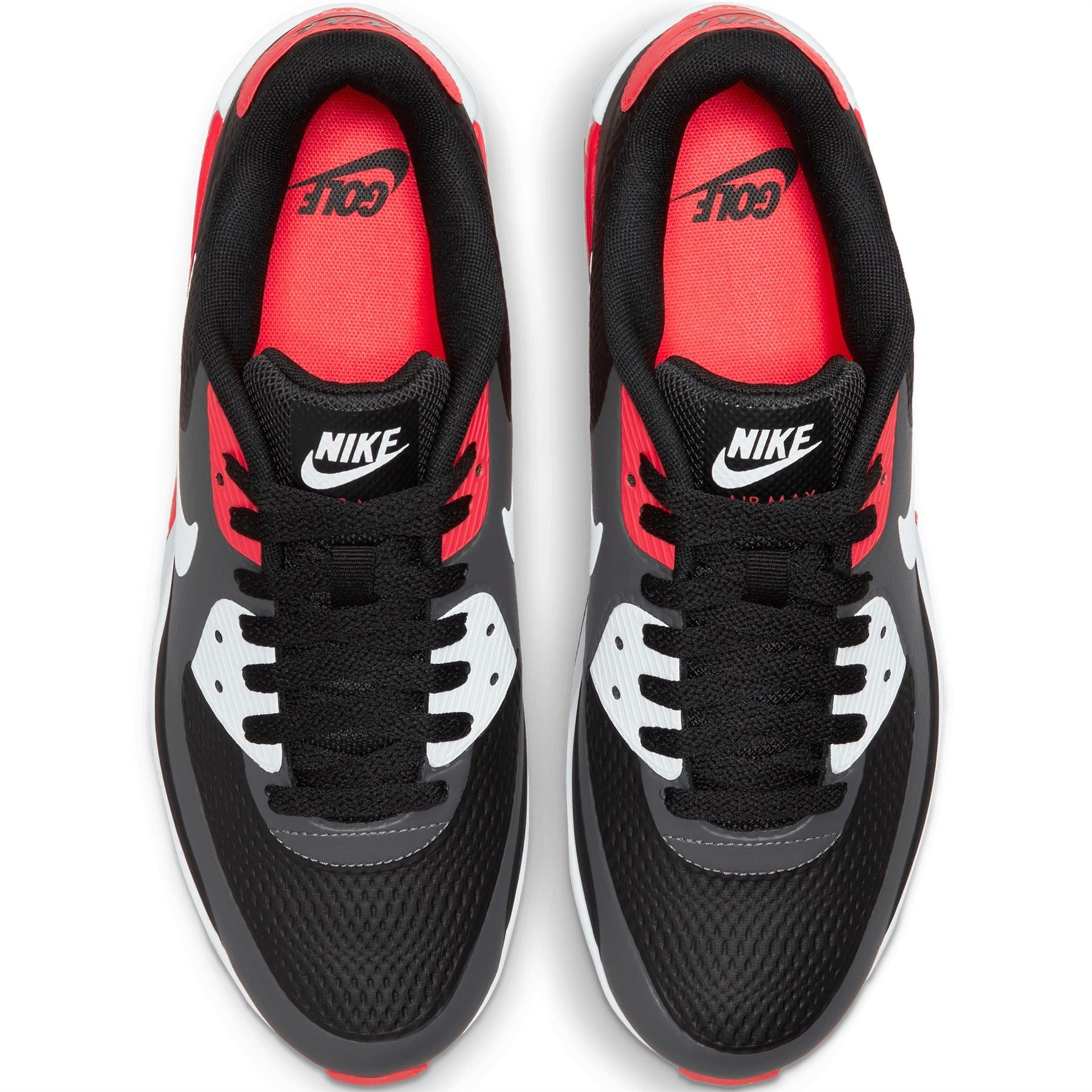 Nike Air Max 90G Iron Grey/White/Black/Infrared | Golf Shoes