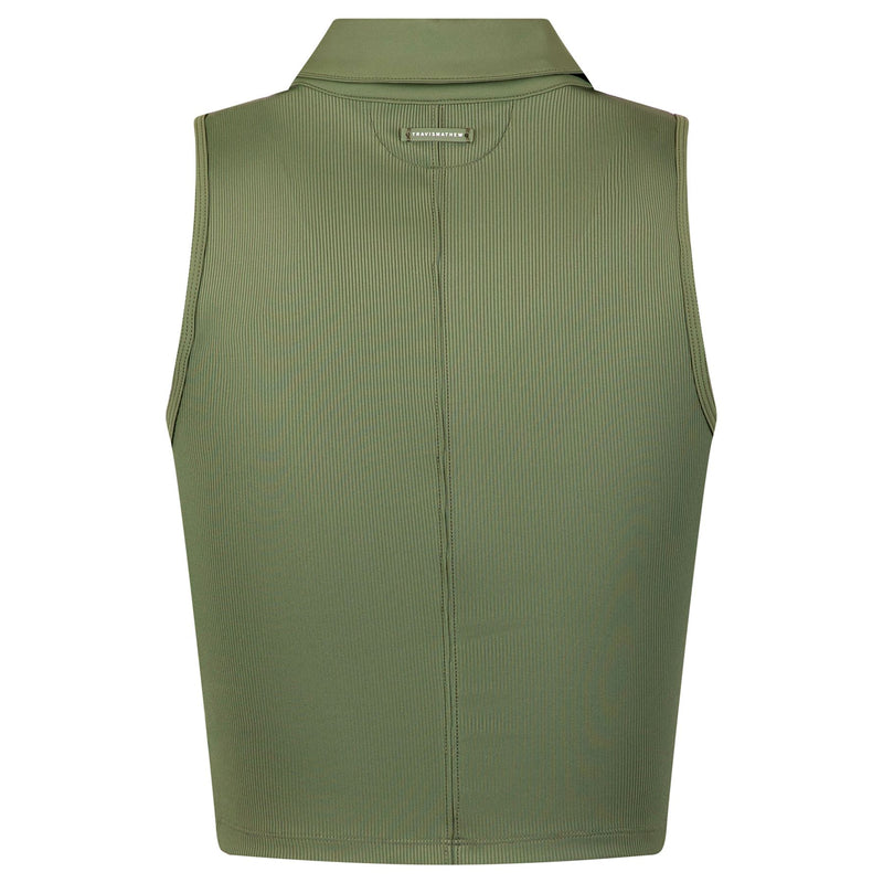 Womens Midline Sleeveless Polo Clover