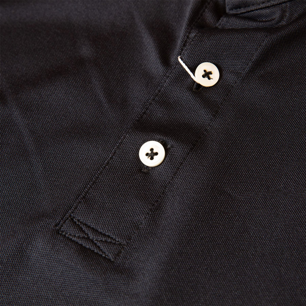 The Macdonald Knit Polo Black