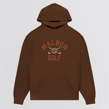 Malbon Fesque Crest Hoodie Brown | TRENDYGOLF USA