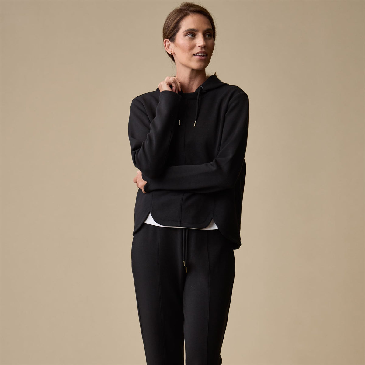 Womens Tulip Lounge Pants Black