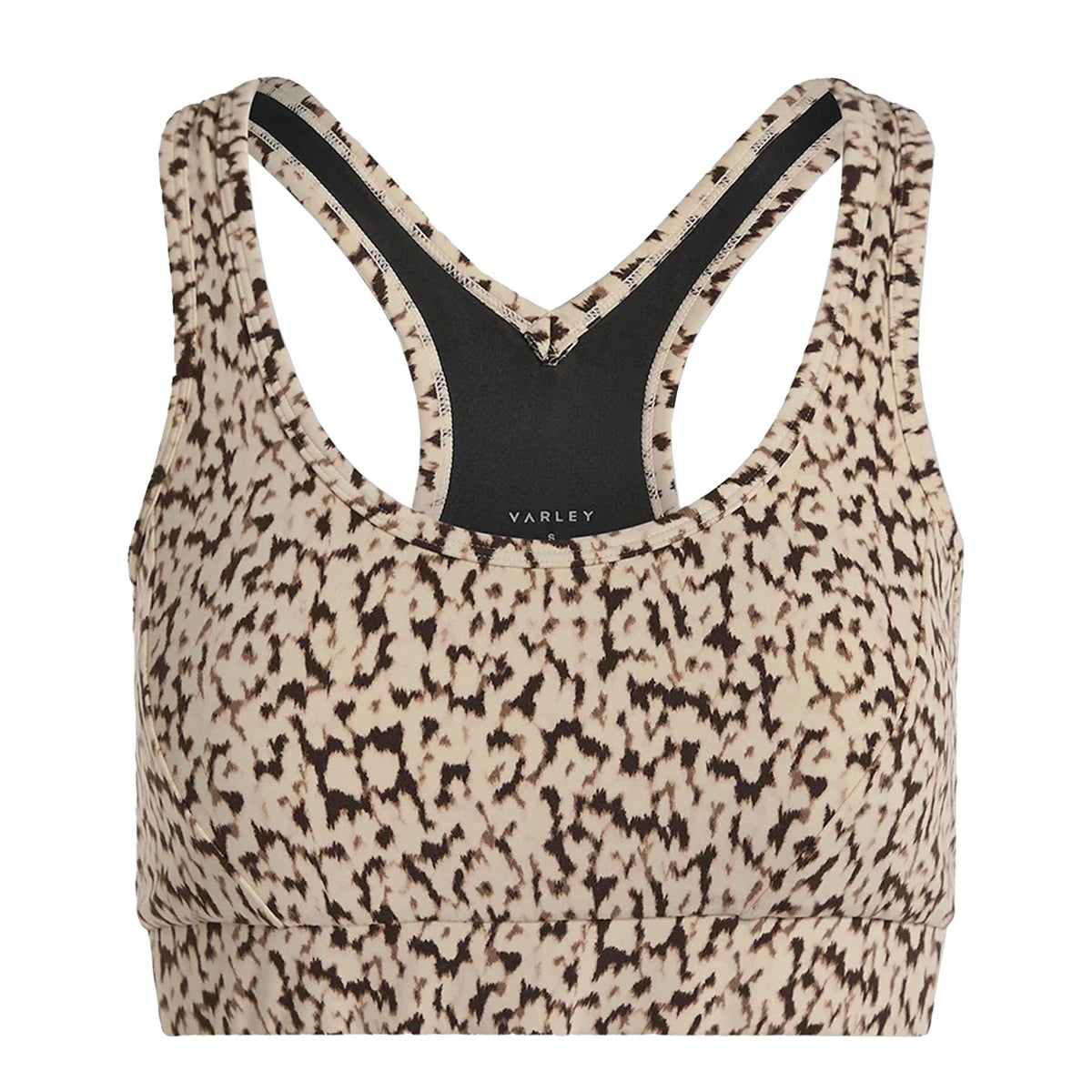 Womens Move Selma Bra Almond Abstract Leopard
