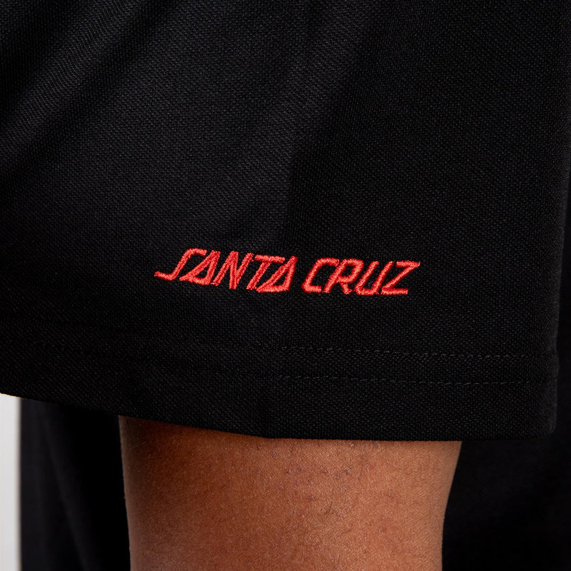 x Santa Cruz Fairway Polo Black